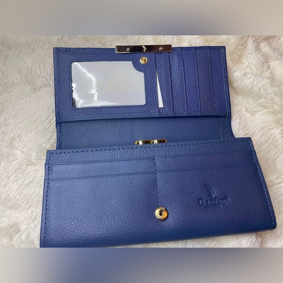 Gaofan blue clutch wallet - Picture 3 of 9